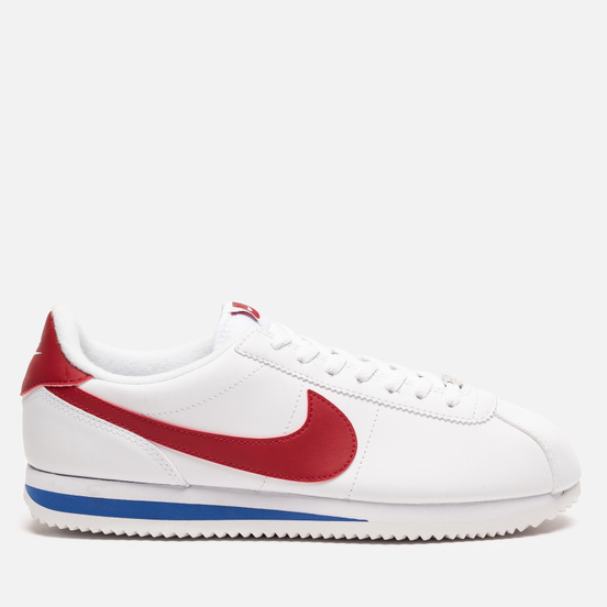 Мужские кроссовки Nike Cortez Basic Leather White/Varsity Red/Varsity Royal