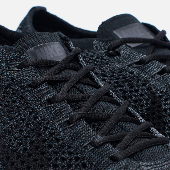 Мужские кроссовки Nike Flyknit Racer Triple Black