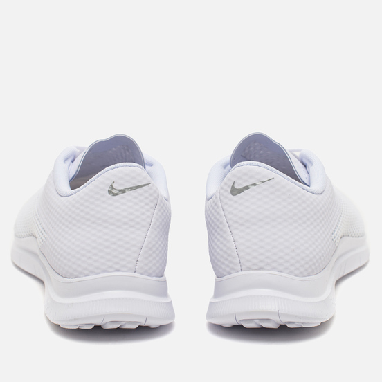 Мужские кроссовки Nike Free Hypervenom Low White/Metallic Silver