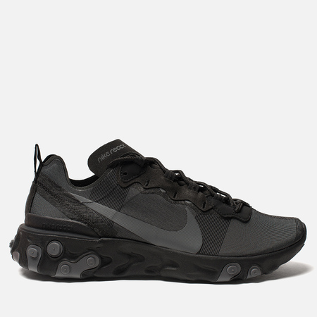 Кроссовки Nike React Element 55 Black/Dark Grey