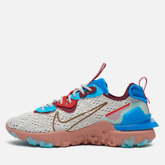 Мужские кроссовки Nike React Vision Light Bone/Terra Blush/Photo Blue