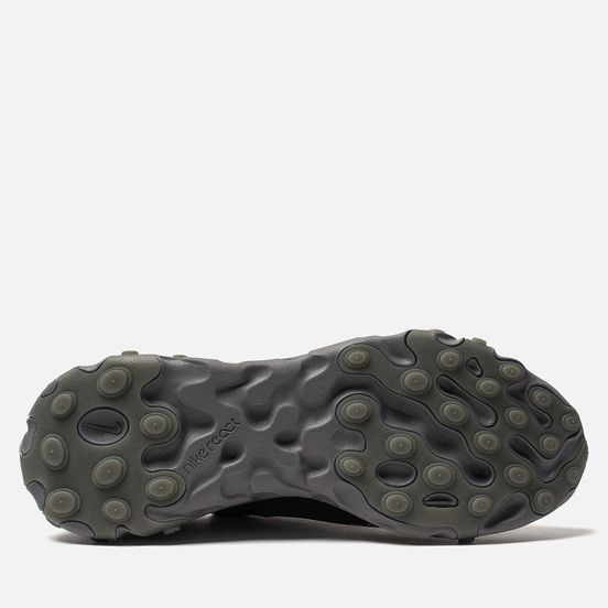 Мужские кроссовки Nike React WR ISPA Black/Metallic Silver/Gunsmoke