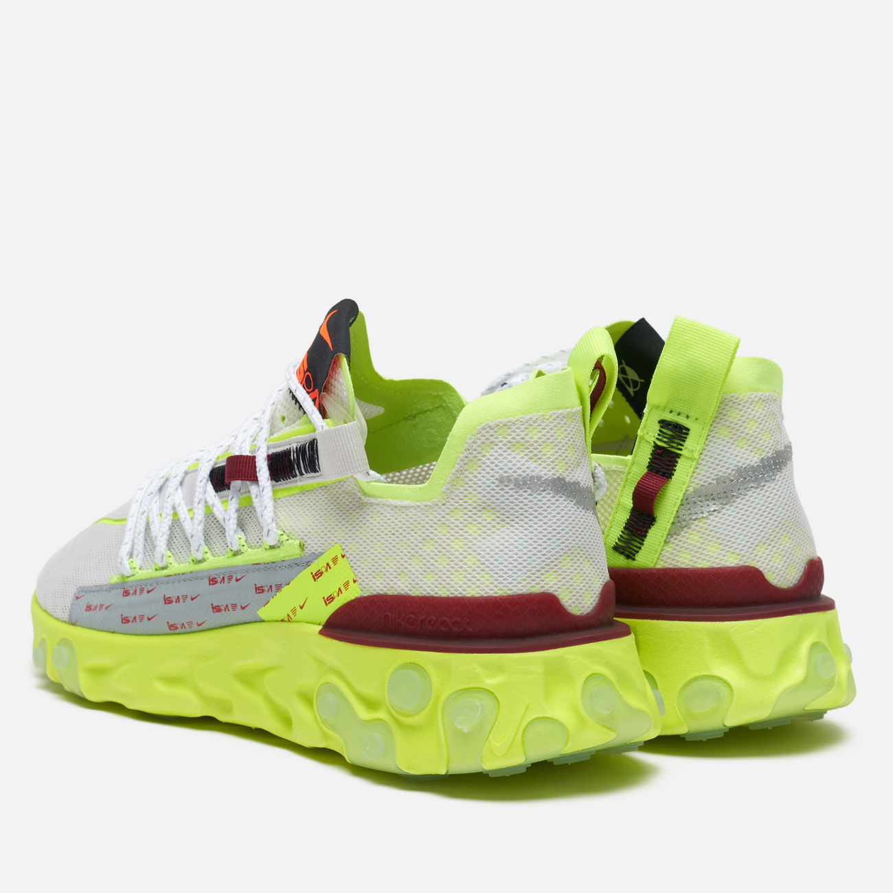 nike react wr ispa platinum volt