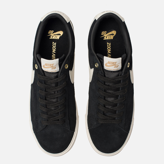 Мужские кроссовки Nike SB Blazer Low GT Black Sail/White