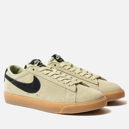 Мужские кроссовки Nike SB Blazer Low GT Olive Aura/Black/Olive Aura