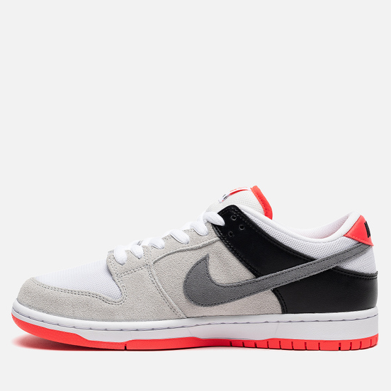 Мужские кроссовки Nike SB Dunk Low Pro ISO Neutral Grey/Cool Grey/Black/Infrared