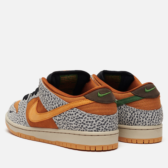 Мужские кроссовки Nike SB Dunk Low Pro ISO Safari Neutral Grey/Kumquat/Desert Ochre