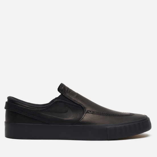 Мужские кроссовки Nike SB x Leo Baker Stefan Janoski Slip On ISO Black/Gum Light Brown