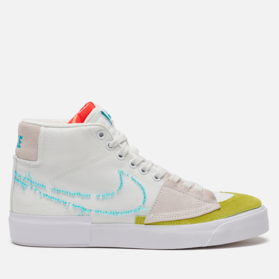 Кроссовки Nike SB Zoom Blazer Mid Edge Summit White/Oracle Aqua/Summit White
