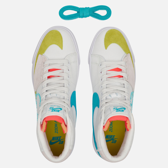 Кроссовки Nike SB Zoom Blazer Mid Edge Summit White/Oracle Aqua/Summit White