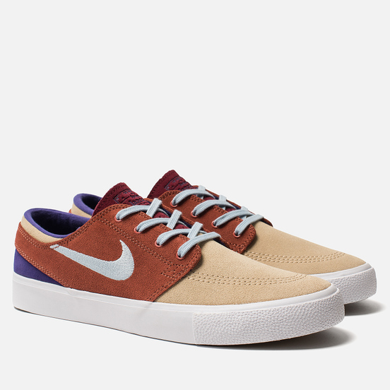 Мужские кроссовки Nike SB Zoom Stefan Janoski Rm Desert Ore/Light Armory Blue/Dusty Peach