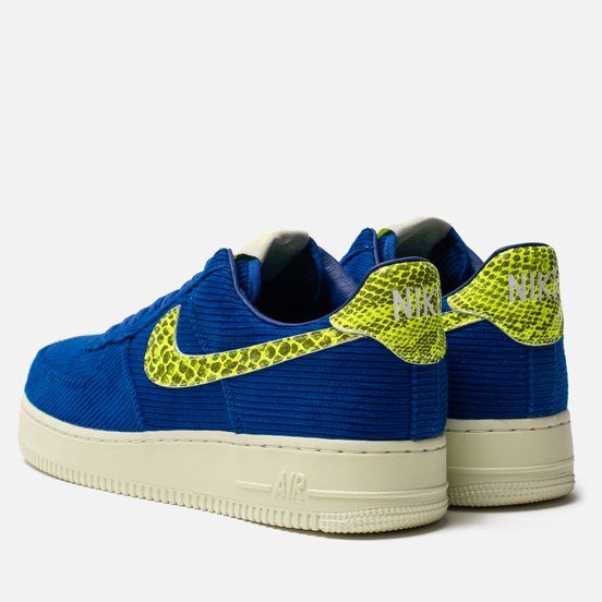 Мужские кроссовки Nike x Olivia Kim Wmns Air Force 1 '07 NXN No Cover Hyper Blue/Volt/Sail