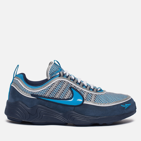 Мужские кроссовки Nike x Stash Air Zoom Spiridon '16 Harbour Blue/Heritage Cyan/Midnight Navy