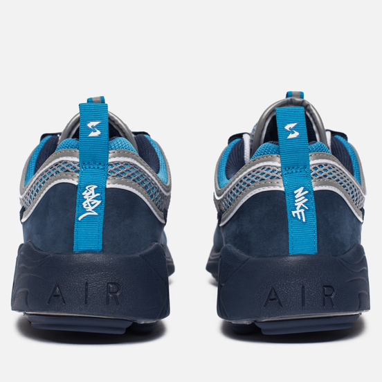 Мужские кроссовки Nike x Stash Air Zoom Spiridon '16 Harbour Blue/Heritage Cyan/Midnight Navy