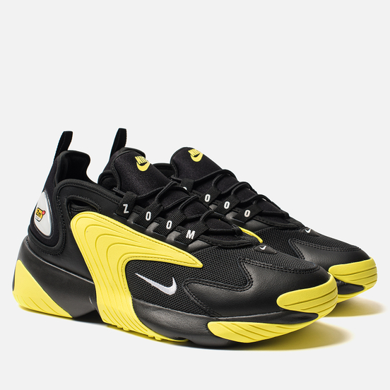 nike zoom 2k black yellow