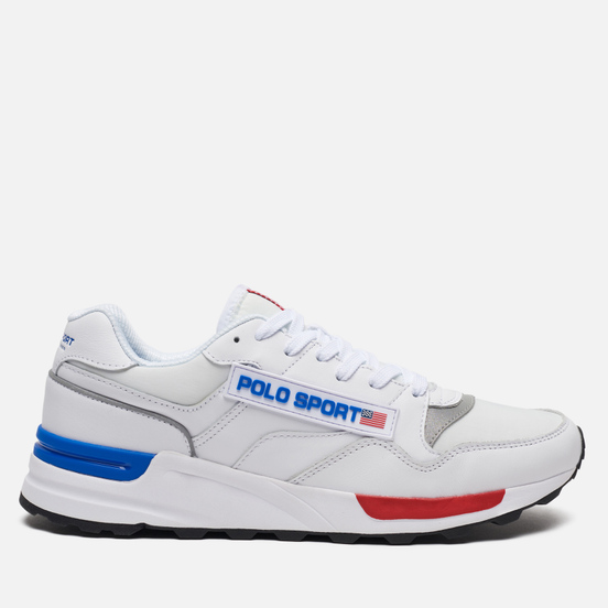 Мужские кроссовки Polo Ralph Lauren Trackster 100 Leather White
