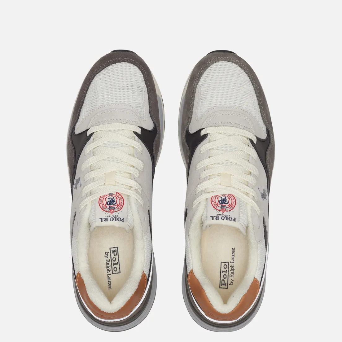 Polo Ralph Lauren Мужские кроссовки Trackster 100 Pony Suede/Leather/Mesh