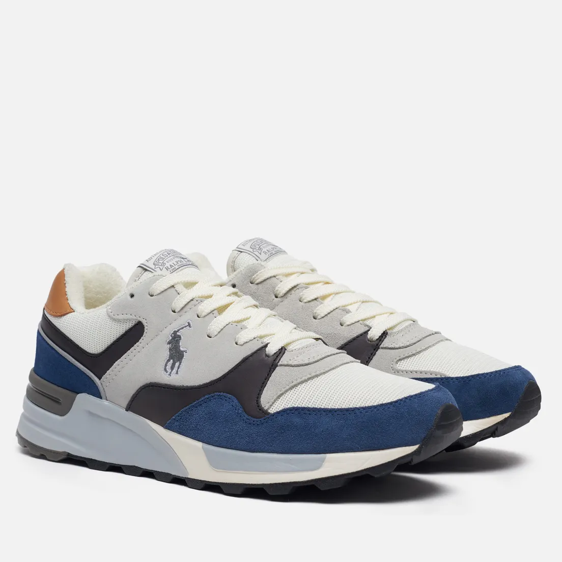 Polo Ralph Lauren Мужские кроссовки Trackster 100 Pony Suede/Leather/Mesh