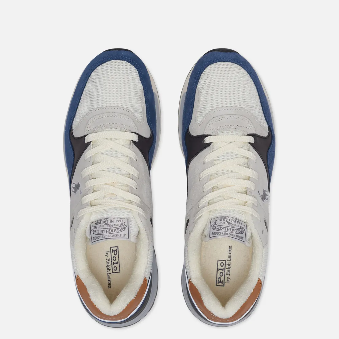 Polo Ralph Lauren Мужские кроссовки Trackster 100 Pony Suede/Leather/Mesh