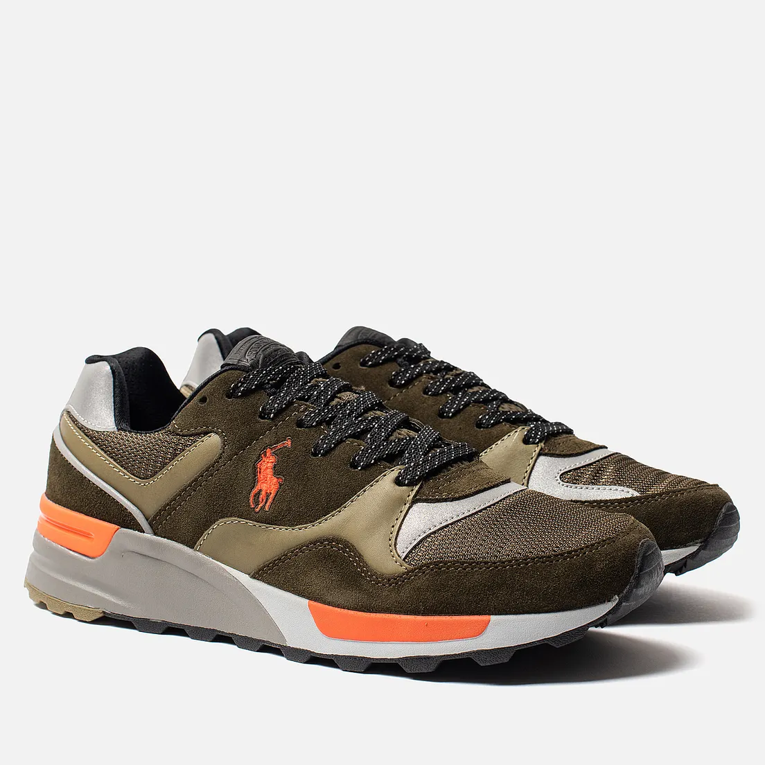 Polo Ralph Lauren Мужские кроссовки Trackster 100 Pony Suede/Mesh