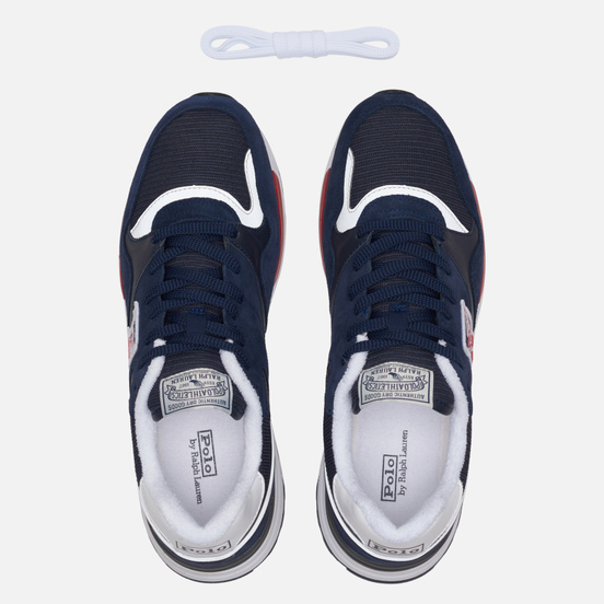 Мужские кроссовки Polo Ralph Lauren Trackster 100 Suede/Mesh Newport Navy/Authentic Navy