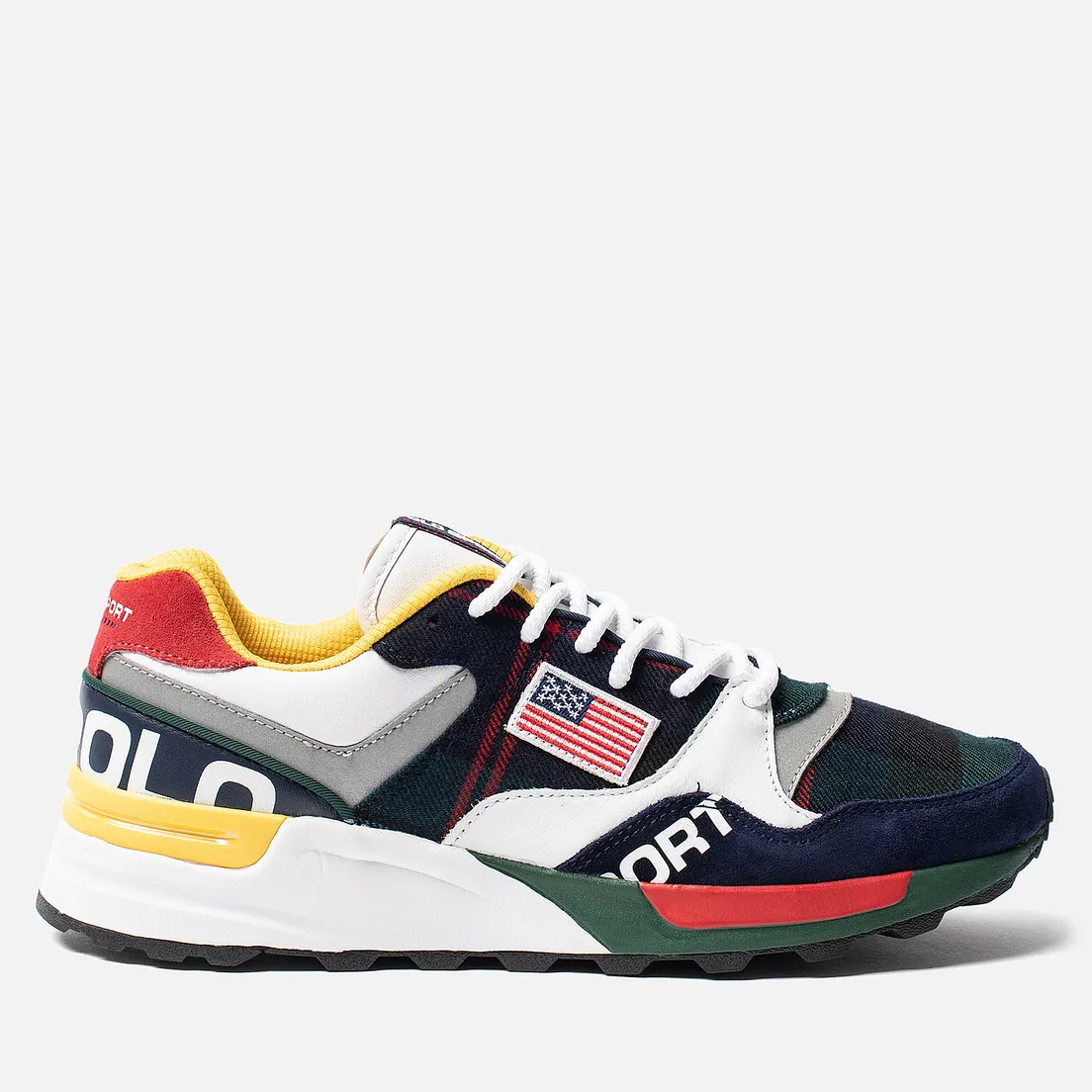 Polo Ralph Lauren Мужские кроссовки Trackster 100 Tartan Wool