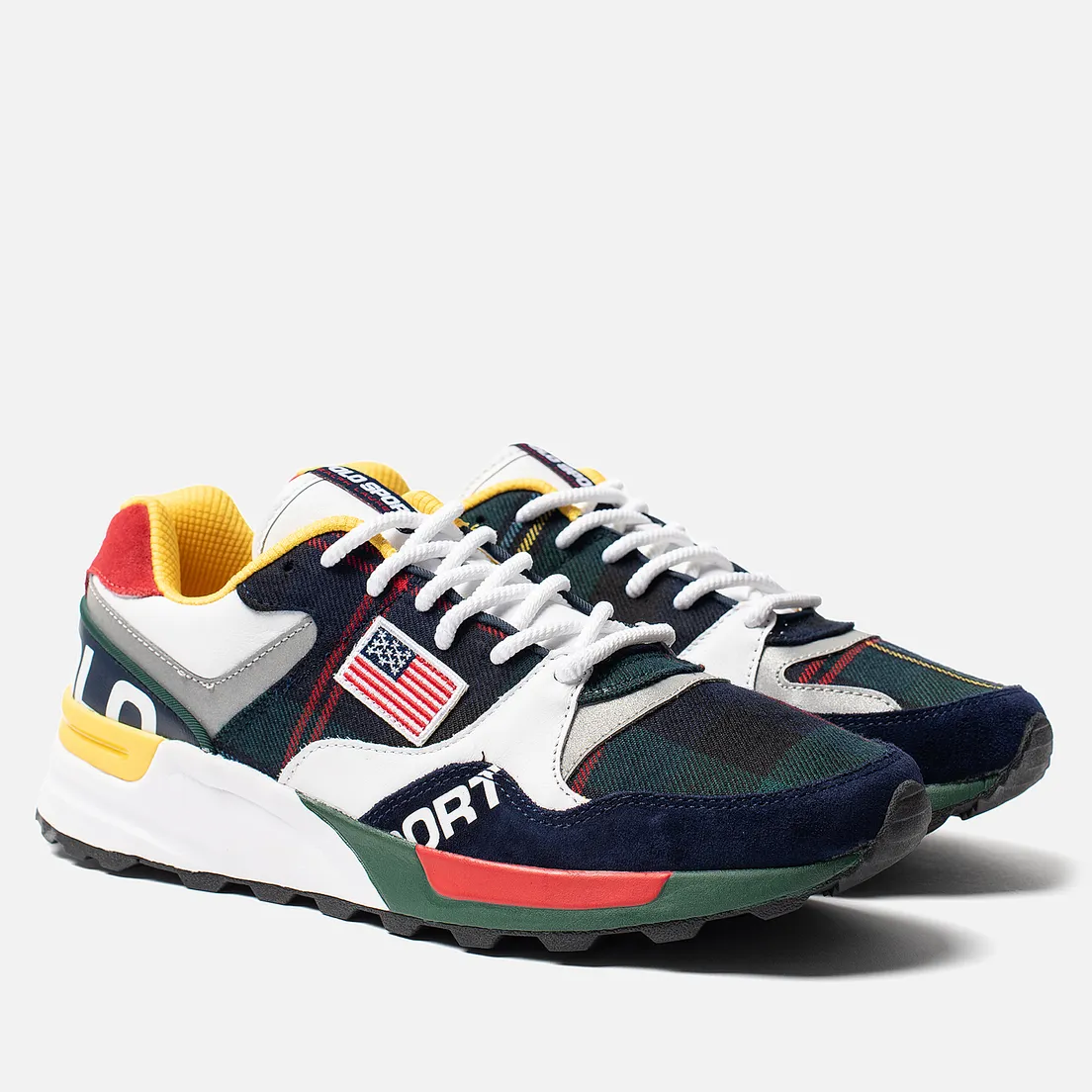 Polo Ralph Lauren Мужские кроссовки Trackster 100 Tartan Wool