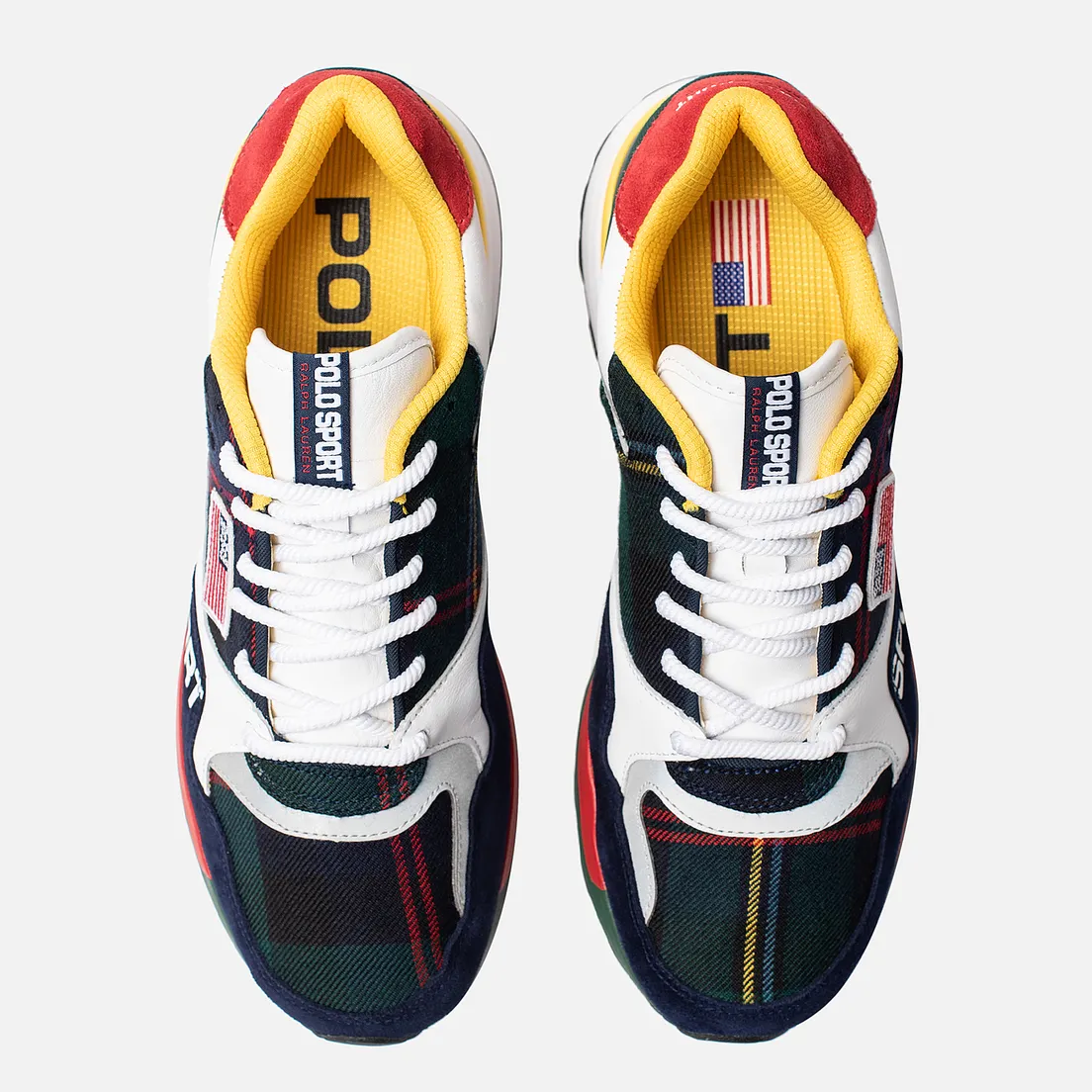Polo Ralph Lauren Мужские кроссовки Trackster 100 Tartan Wool