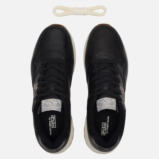 Мужские кроссовки Polo Ralph Lauren Trackster Pony Leather Black