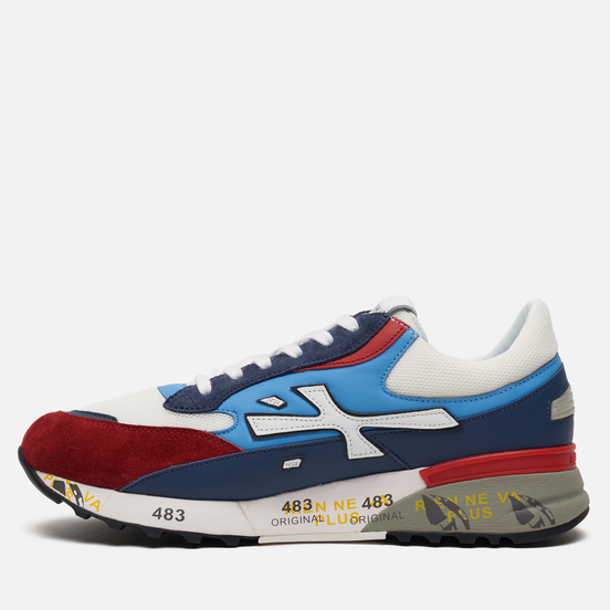 Мужские кроссовки Premiata Django 4686 White/Red/Navy