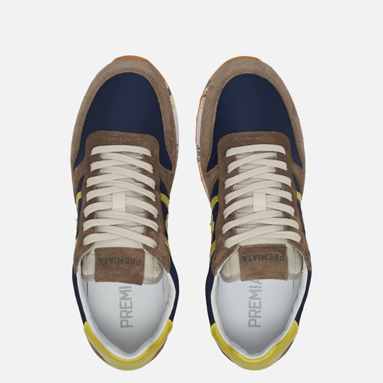 Мужские кроссовки Premiata Eric 4665 Navy/Grey