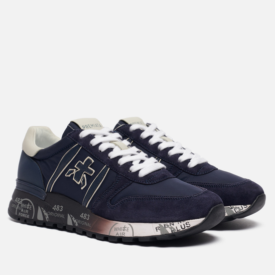 Мужские кроссовки Premiata Lander 3247 Navy