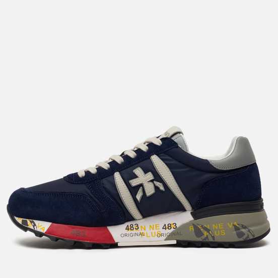 Мужские кроссовки Premiata Lander 3756 Navy