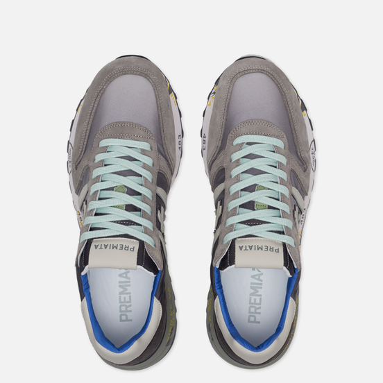 Мужские кроссовки Premiata Lander 4586 Grey