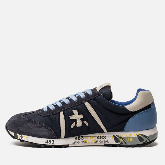 Мужские кроссовки Premiata Lucy 1298E Dark Navy/Blue