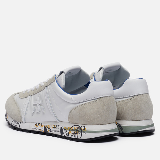 Мужские кроссовки Premiata Lucy 206E White/Grey