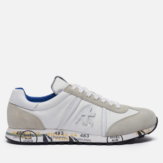 Мужские кроссовки Premiata Lucy 206E White/Grey