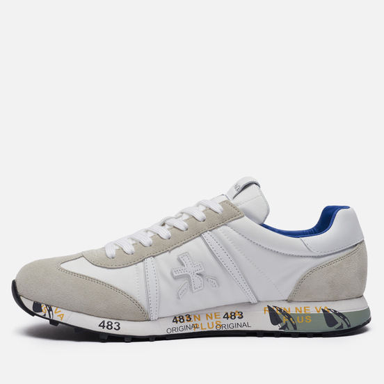 Мужские кроссовки Premiata Lucy 206E White/Grey