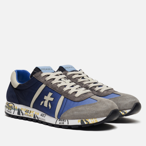Мужские кроссовки Premiata Lucy 4606 Navy/Grey