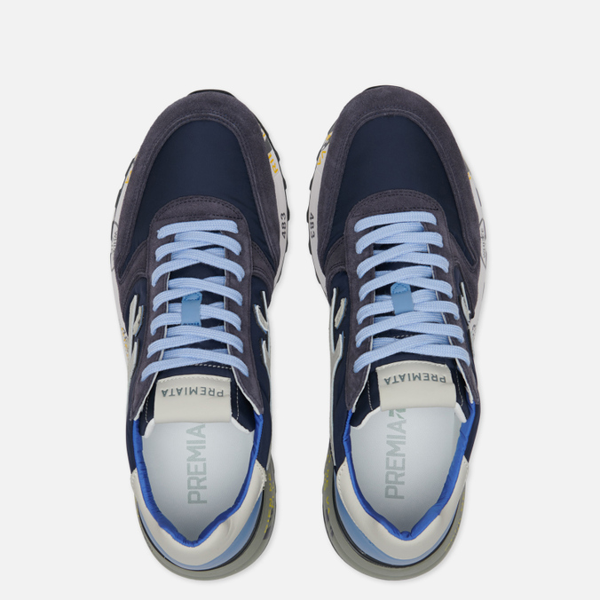 Мужские кроссовки Premiata, цвет синий, размер 41 MIC1280B Mick 1280E - фото 2