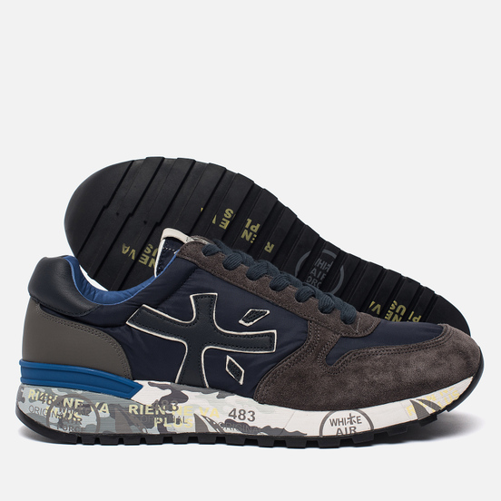 Мужские кроссовки Premiata Mick 2341 Blue/Grey