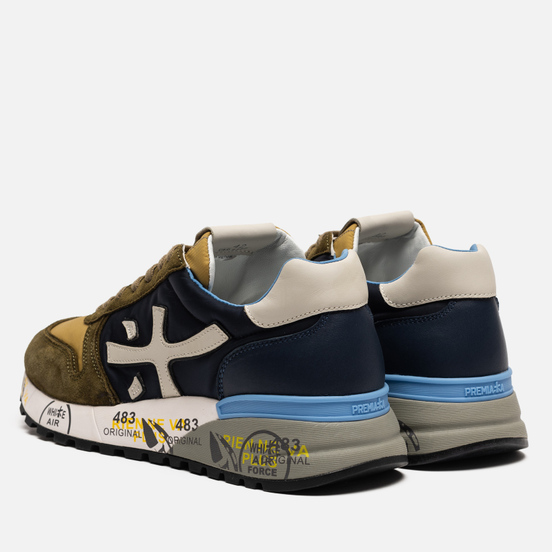 Мужские кроссовки Premiata Mick 4568 Navy/Olive