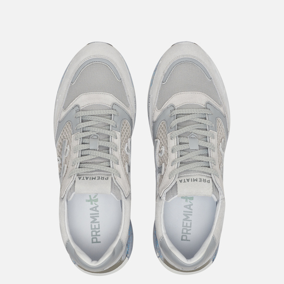Мужские кроссовки Premiata Zac-Zac 4013 Grey/White