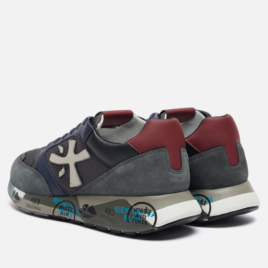 Мужские кроссовки Premiata Zac-Zac 4070 Grey/Navy