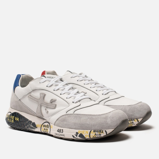 Мужские кроссовки Premiata Zac-Zac 4555 White/Grey