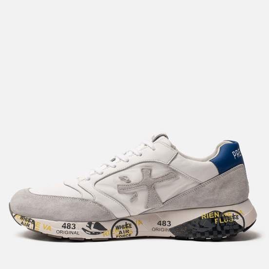 Мужские кроссовки Premiata Zac-Zac 4555 White/Grey