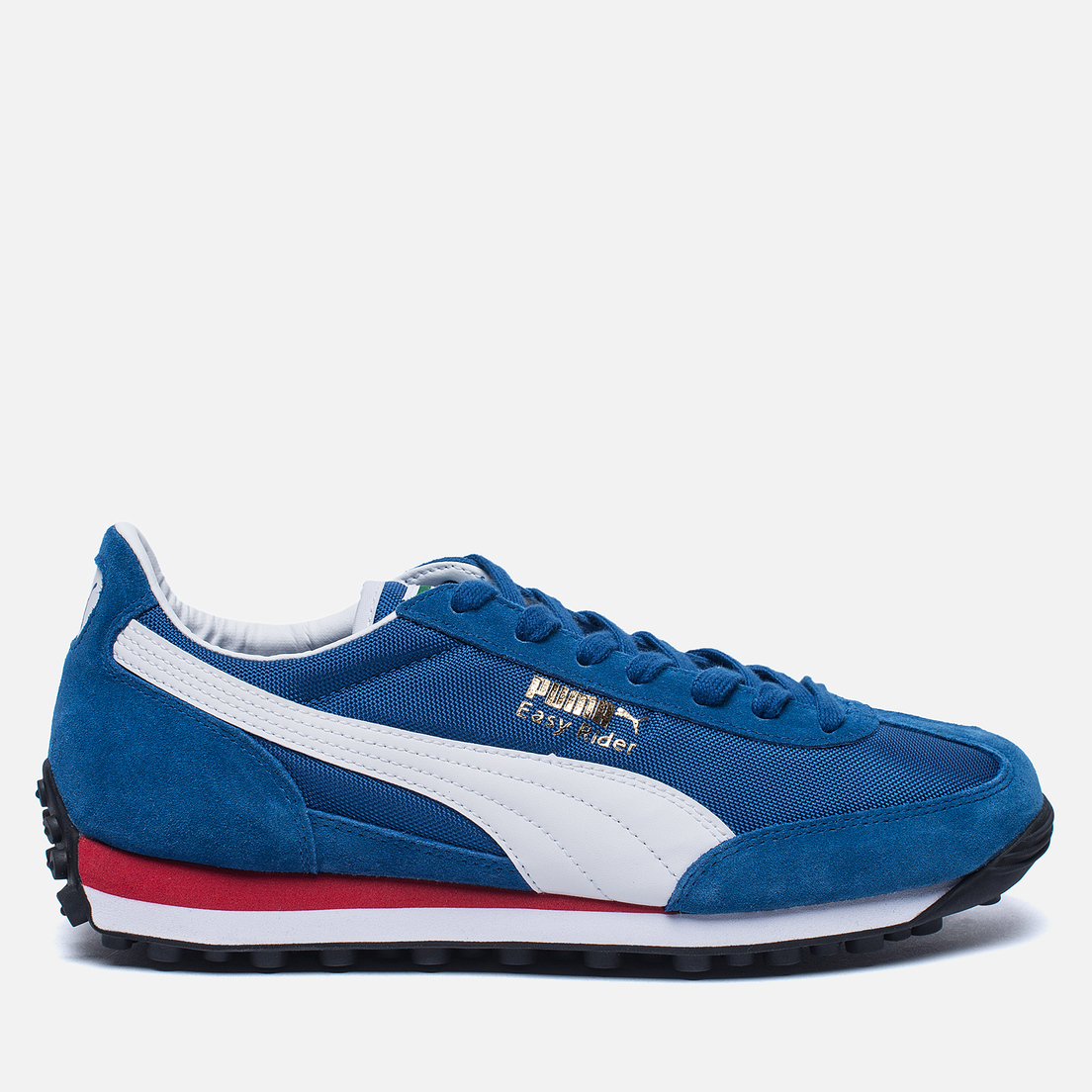 puma easy rider white blue