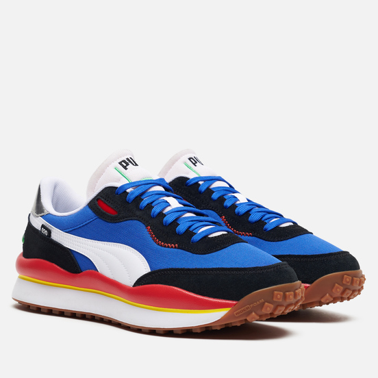 Мужские кроссовки Puma Style Rider Play On Daz Blue/Black/High Risk Red