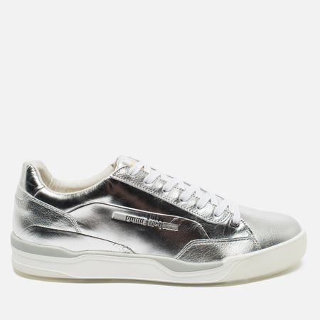 Мужские кроссовки Puma x Alexander McQueen Move Lo Lace Up Metallic Silver