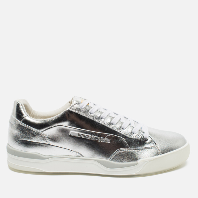 Мужские кроссовки Puma x Alexander McQueen Move Lo Lace Up Metallic Silver